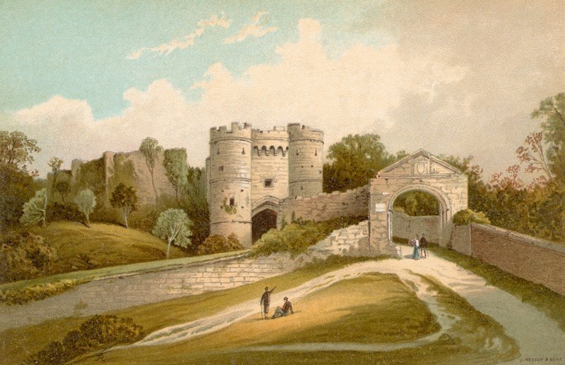 Castelo de Carisbrooke - Ilha de Wight de English School