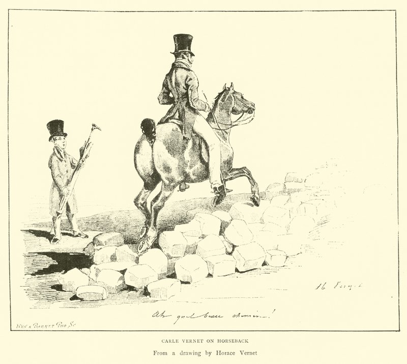 Carle Vernet a cavalo de English School