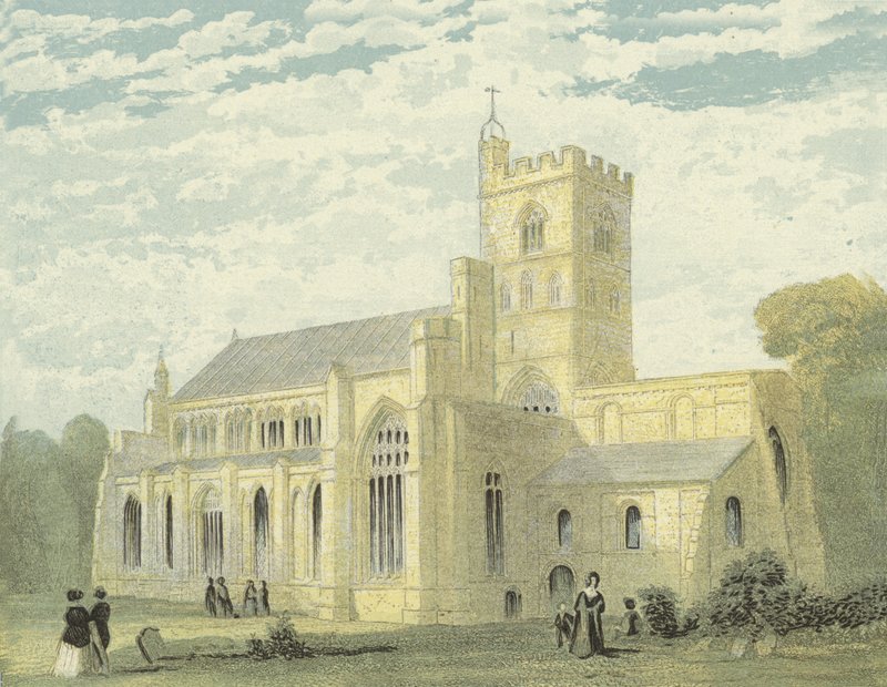 Catedral de Carlisle, vista para o noroeste de English School