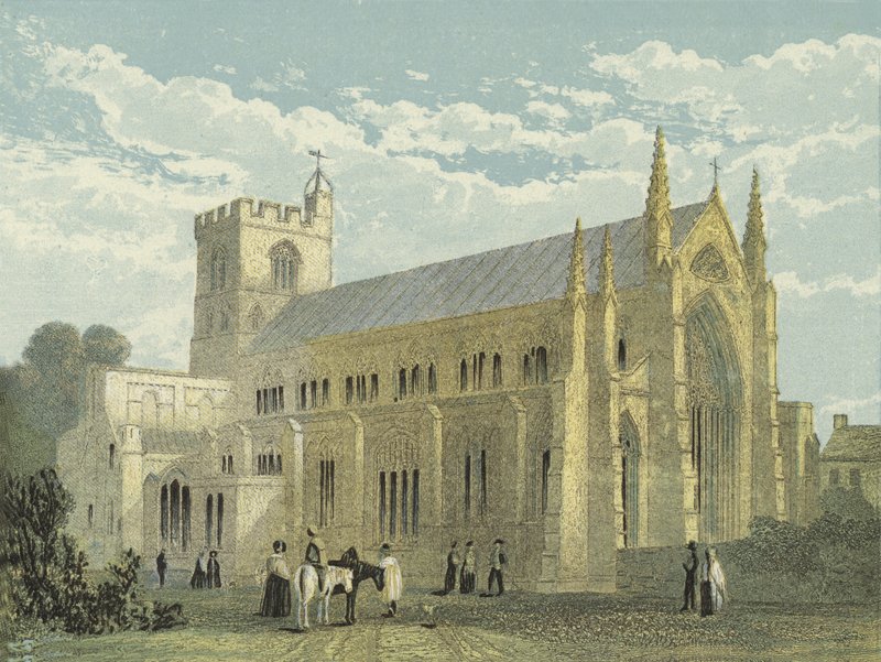 Catedral de Carlisle, vista sudeste de English School
