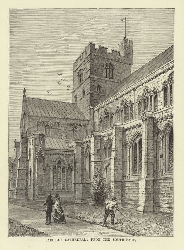 Carlisle Cathedral, do sudeste de English School