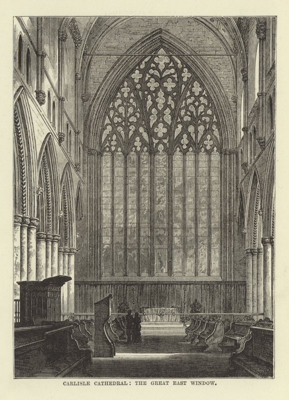 Carlisle Cathedral, a grande janela do leste de English School