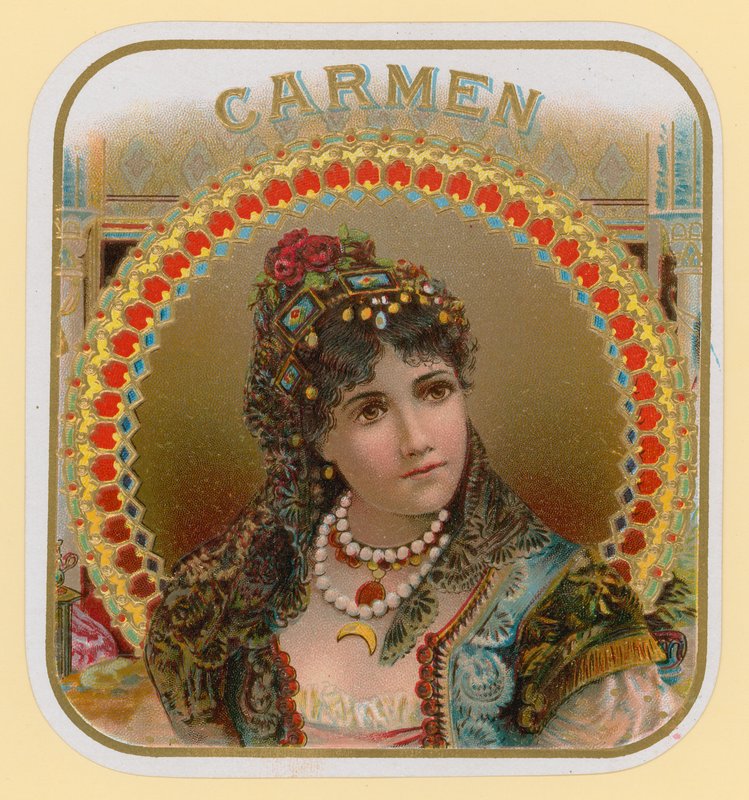 Carmen, etiqueta de charuto de English School