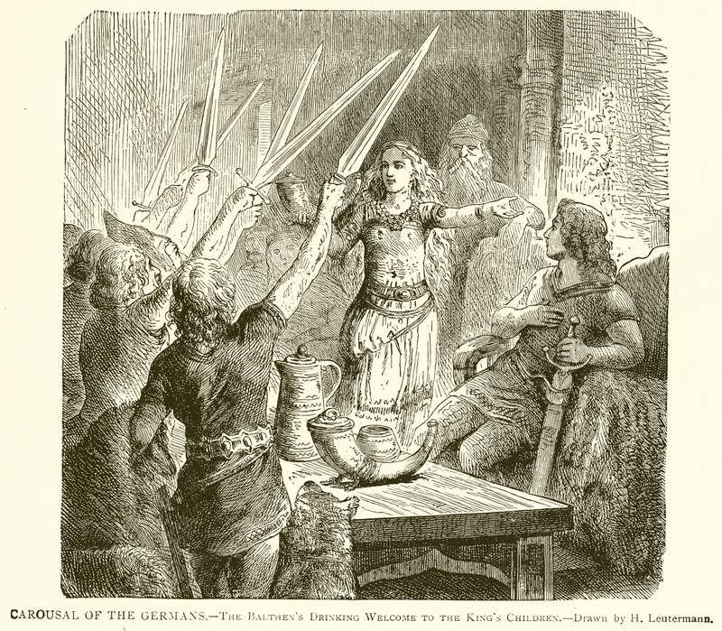 Carousal of the Germans .-- The Balthens Drinking Bem-vindo ao Kings Children de English School