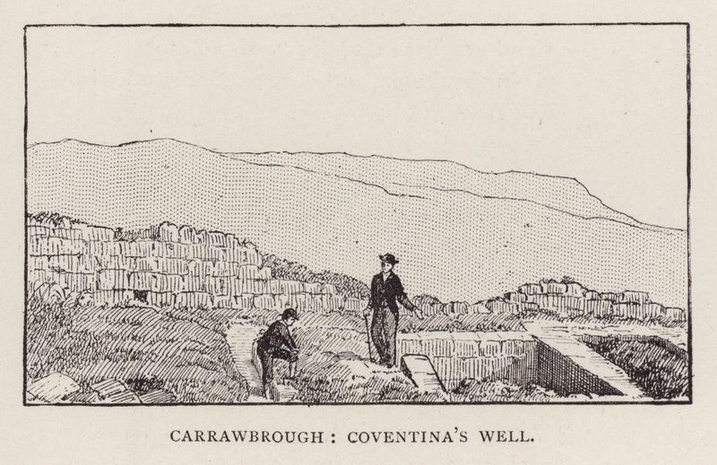 Carrawbrough, Poço da Coventina (gravura) de English School