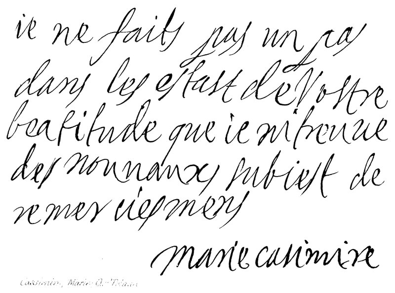 Cassimire, Marie (Q da Polônia) de English School
