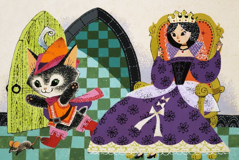 Gato perseguindo o rato antes da rainha de English School