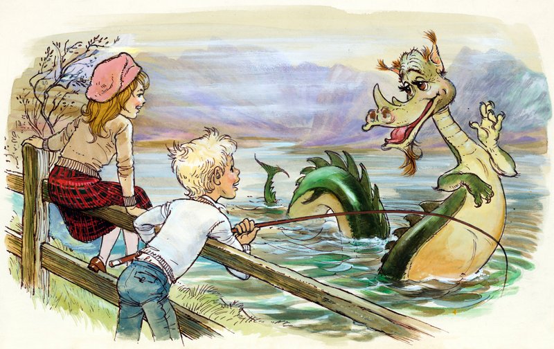 Captura do monstro do Lago Ness de English School