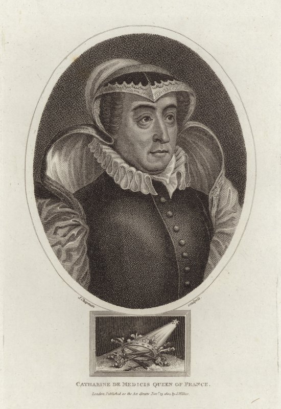 Catharine de Medicis rainha da França de English School