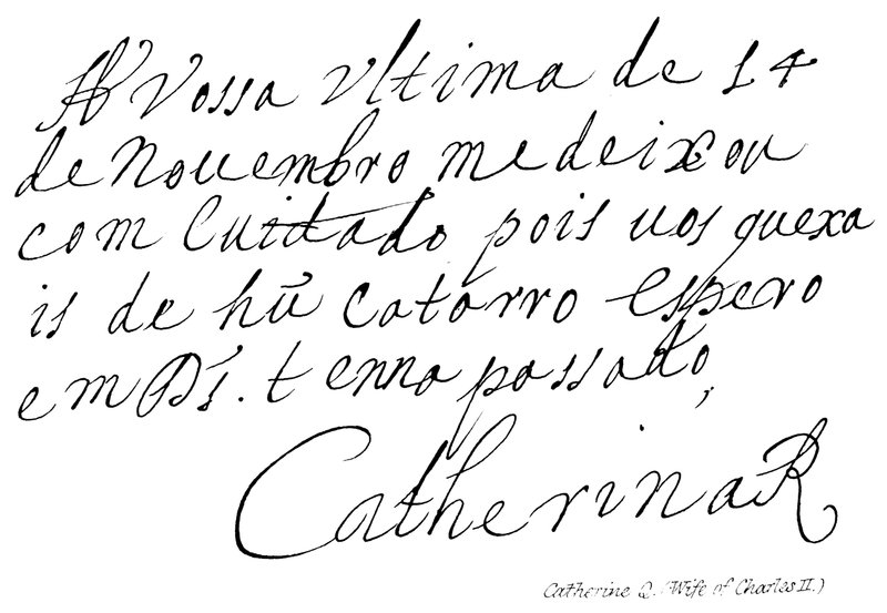 Catherine Q. (esposa de Charles II) de English School