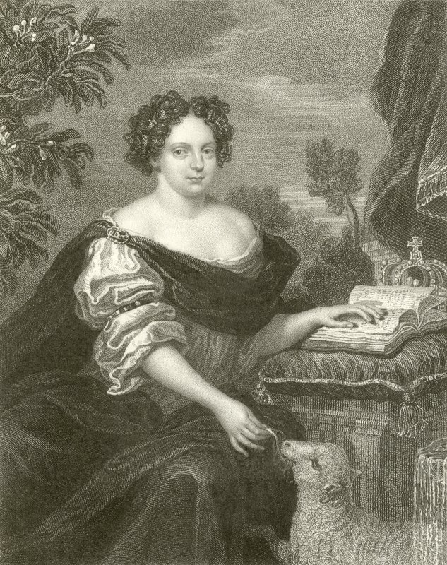 Catarina de Bragança. Rainha de Carlos II de English School