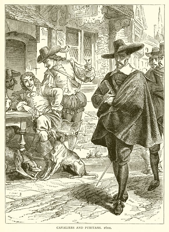 Cavaleiros e puritanos. 1600 de English School