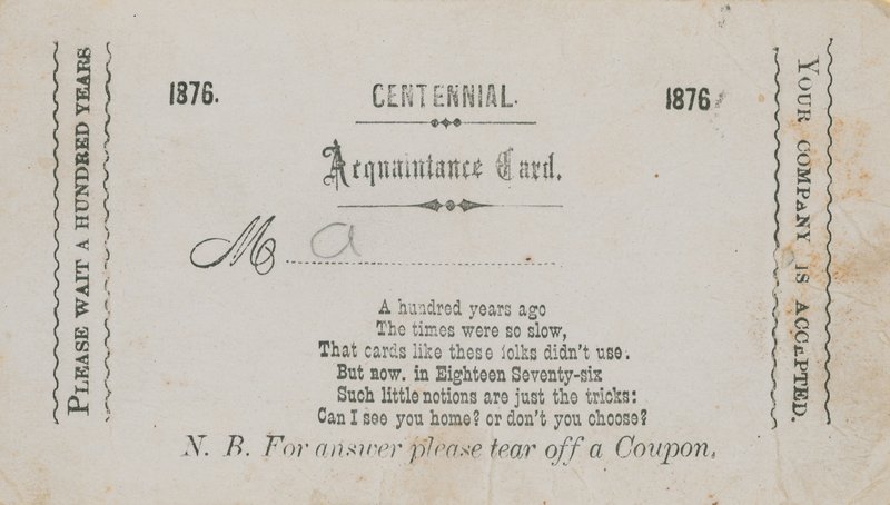 Cartão de Convidado Centenário de English School
