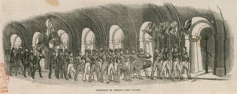 Cerimônia de abertura do túnel de English School