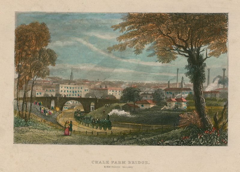 Ponte da fazenda de giz, Londres de English School