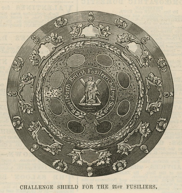 Escudo de Desafio para os 21º Fuzileiros de English School