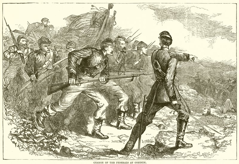 Carga dos federais em Corinto de English School