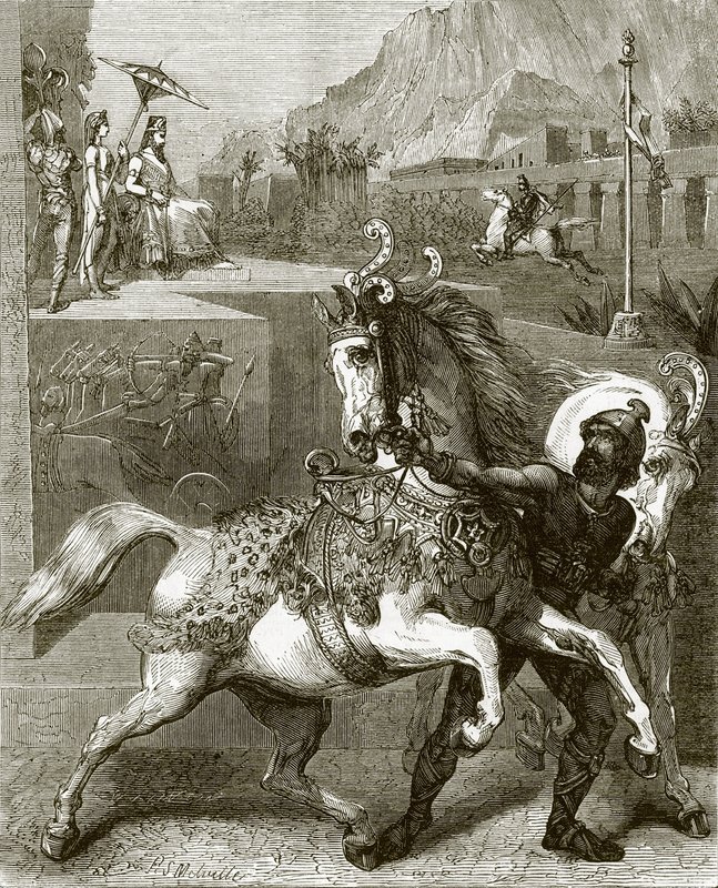 Cavalos de carruagem de Nínive de English School
