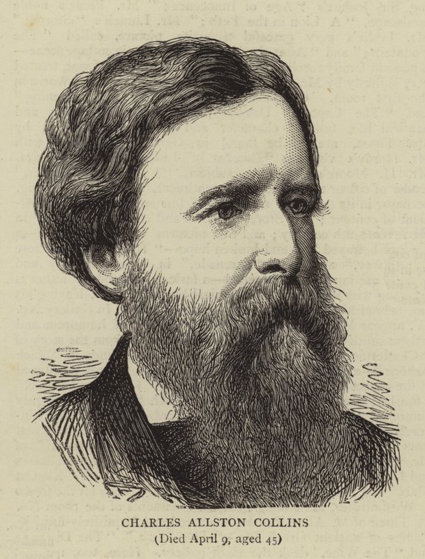 Charles Allston Collins (gravura) de English School
