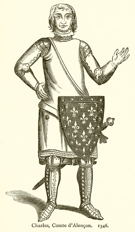 Carlos, conde de Alençon. 1346 de English School