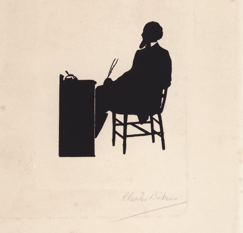 Charles Dickens, romancista inglês (litografia) de English School