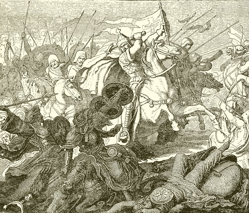 Charles Martel na Poictiers de English School