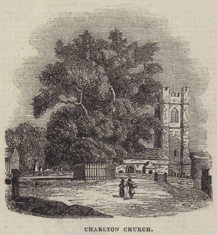 Igreja de Charlton (gravura) de English School
