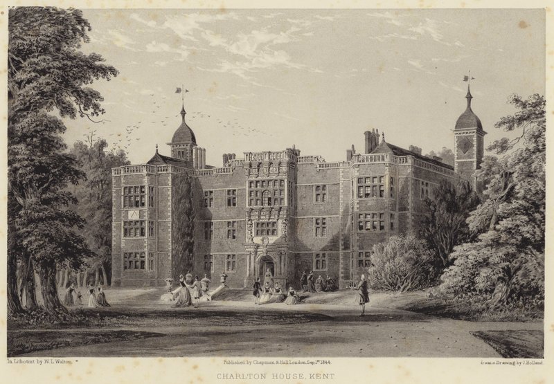 Charlton House, Kent (gravura) de English School