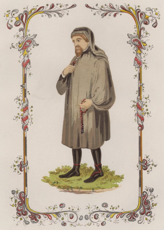 Chaucer (cor litho) de English School