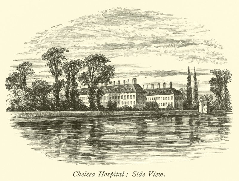 Hospital Chelsea, Vista Lateral de English School