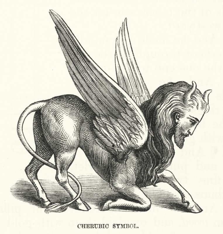 Símbolo de Cherubic (gravura) de English School