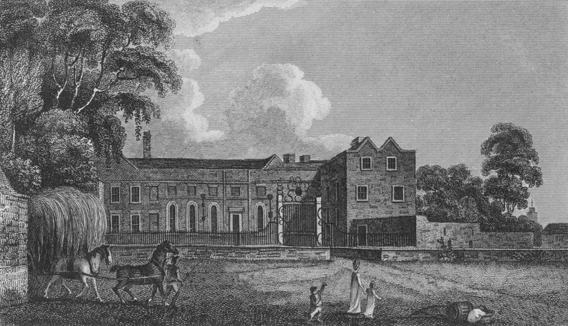 Cheshunt House, Hertfordshire (gravura) de English School