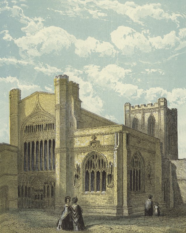 Catedral de Chester, vista do sudoeste de English School