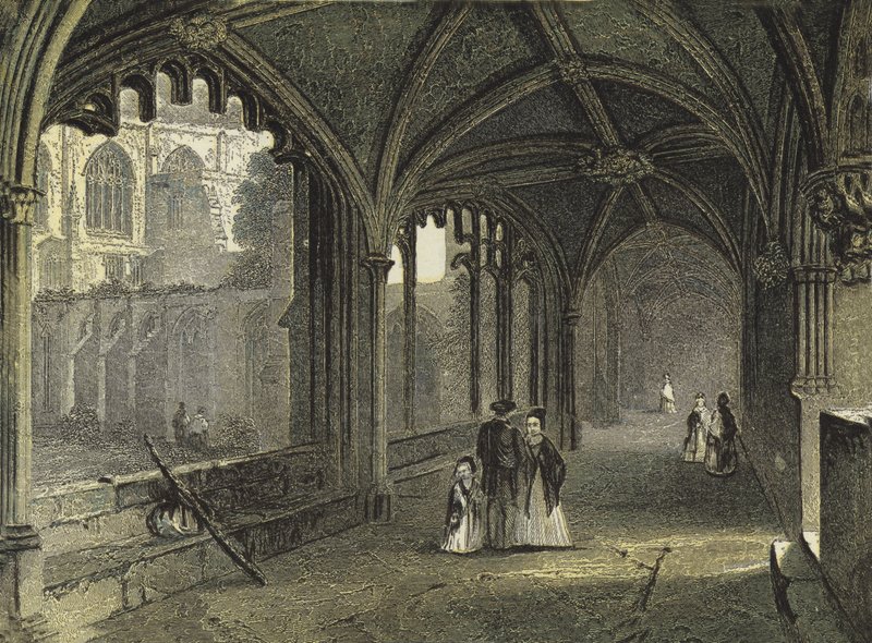 Catedral de Chester, os claustros de English School