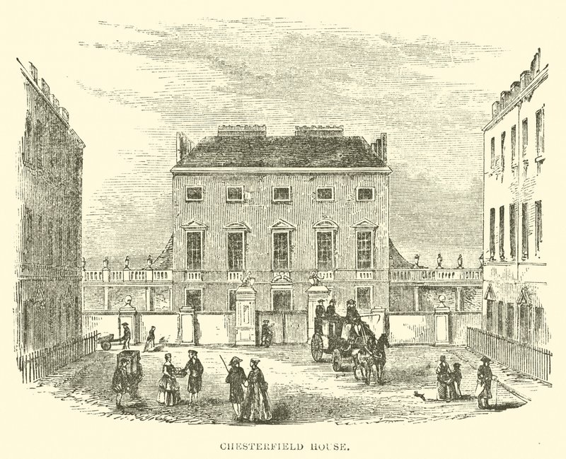 Chesterfield House (gravura) de English School