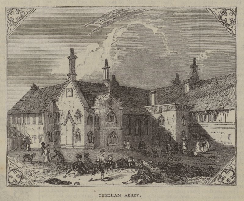 Abadia de Chetham (gravura) de English School