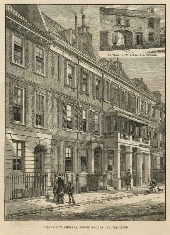 Cheyne Row, onde Thomas Carlyle viveu de English School