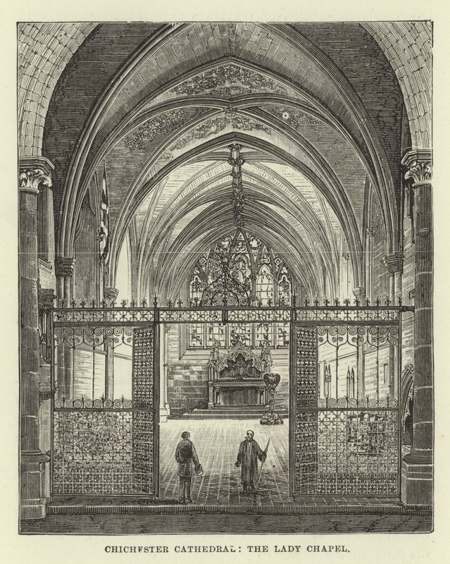 Catedral de Chichester, a capela da senhora de English School