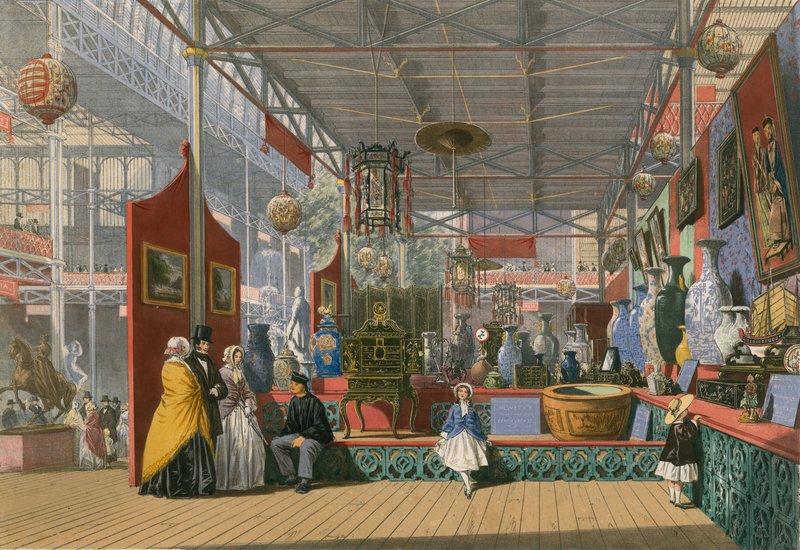 China, a grande exposição, 1851 de English School