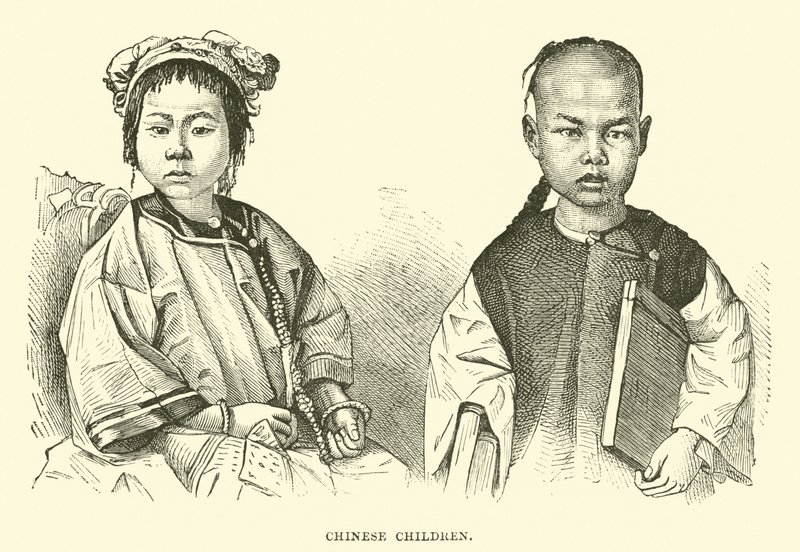 Crianças chinesas de English School