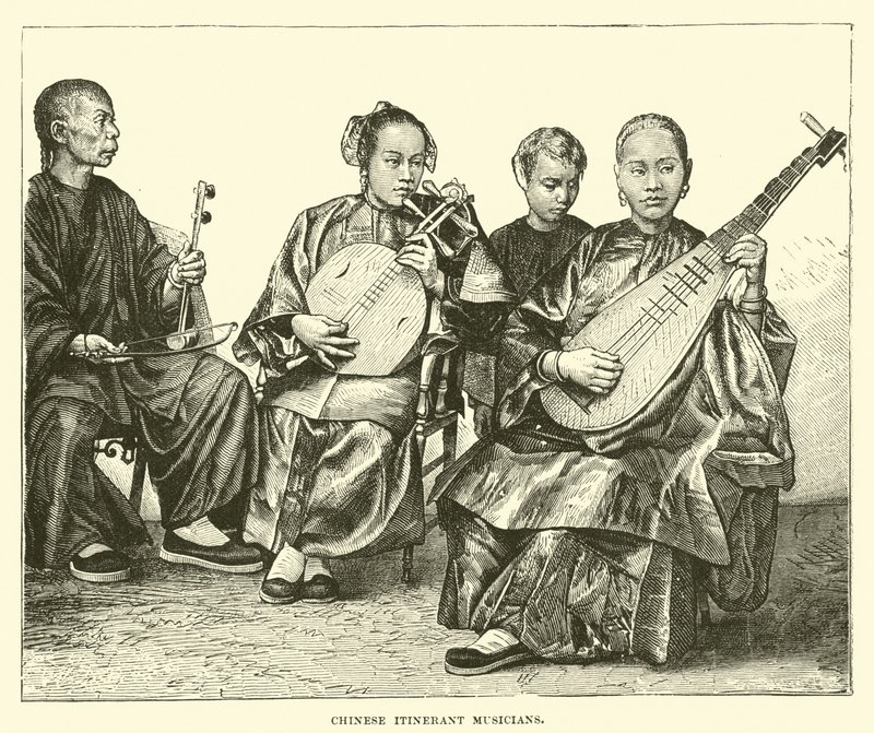 Músicos itinerantes chineses de English School