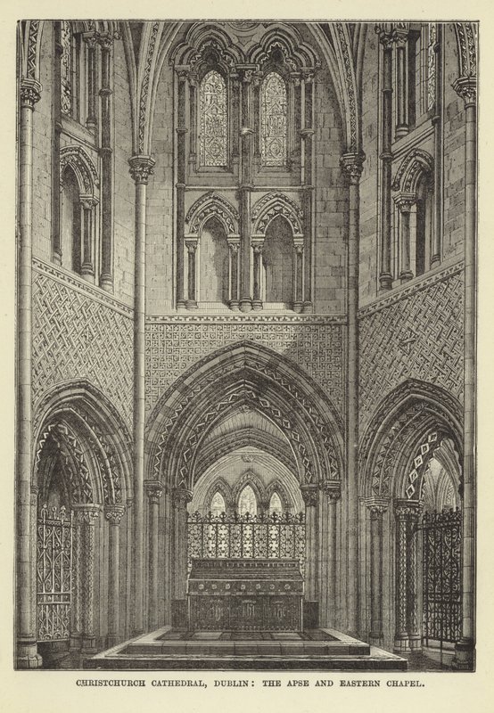 Catedral de Christchurch, Dublin, a abside e capela oriental de English School