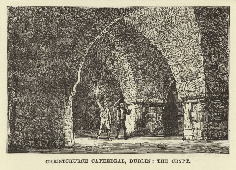 Catedral de Christchurch, Dublin, a cripta de English School
