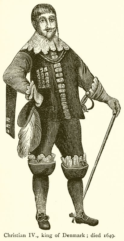Christian IV, rei da Dinamarca; Morreu 1649 de English School
