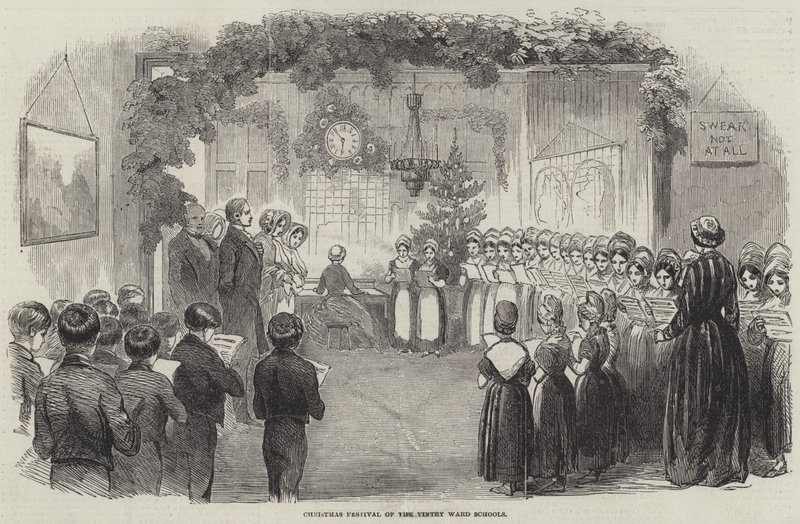 Festa de Natal das Escolas da Ala da Vinha (gravura) de English School