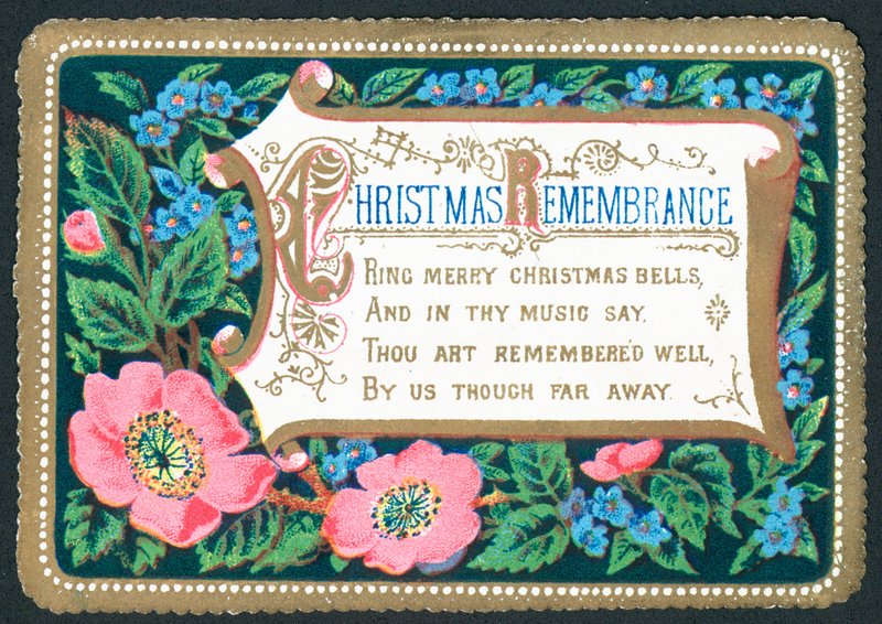 Lembrança do natal, cartão de natal de English School
