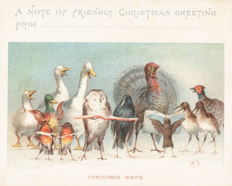 Esperas De Natal, Cartão De Natal de English School