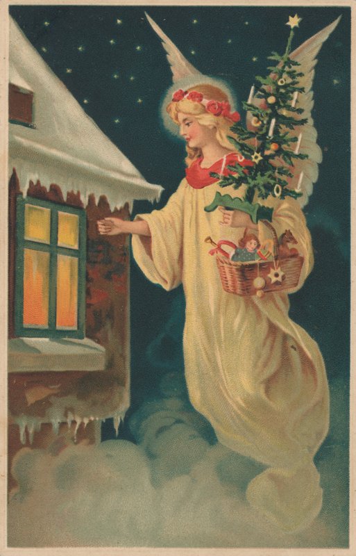 Anjo de natal de English School