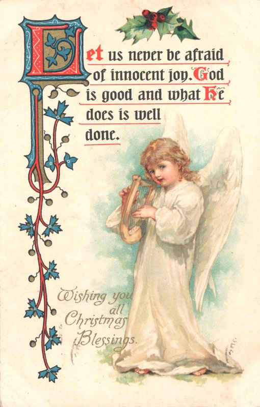Anjo de natal de English School