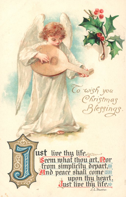 Anjo de natal de English School